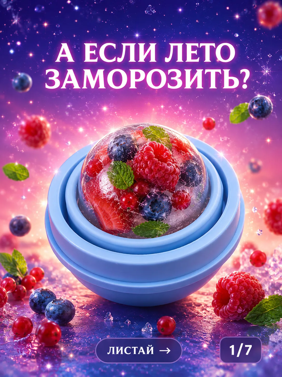 А что, если лето можно… заморозить? ☀️❄️