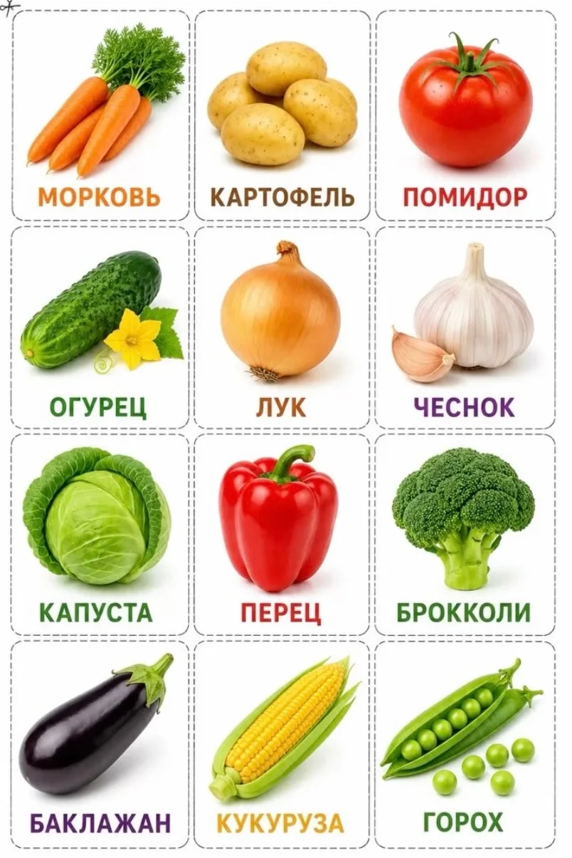 Карточки Всё для детей