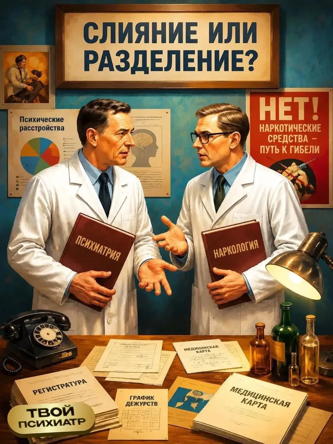 ⚕️Психиатрия и наркология: слияние или разделение?