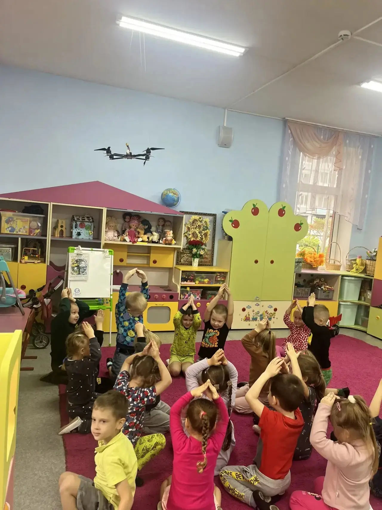 «Дрон‑стоп» в старшей группе 5 «Подсолнушки»!