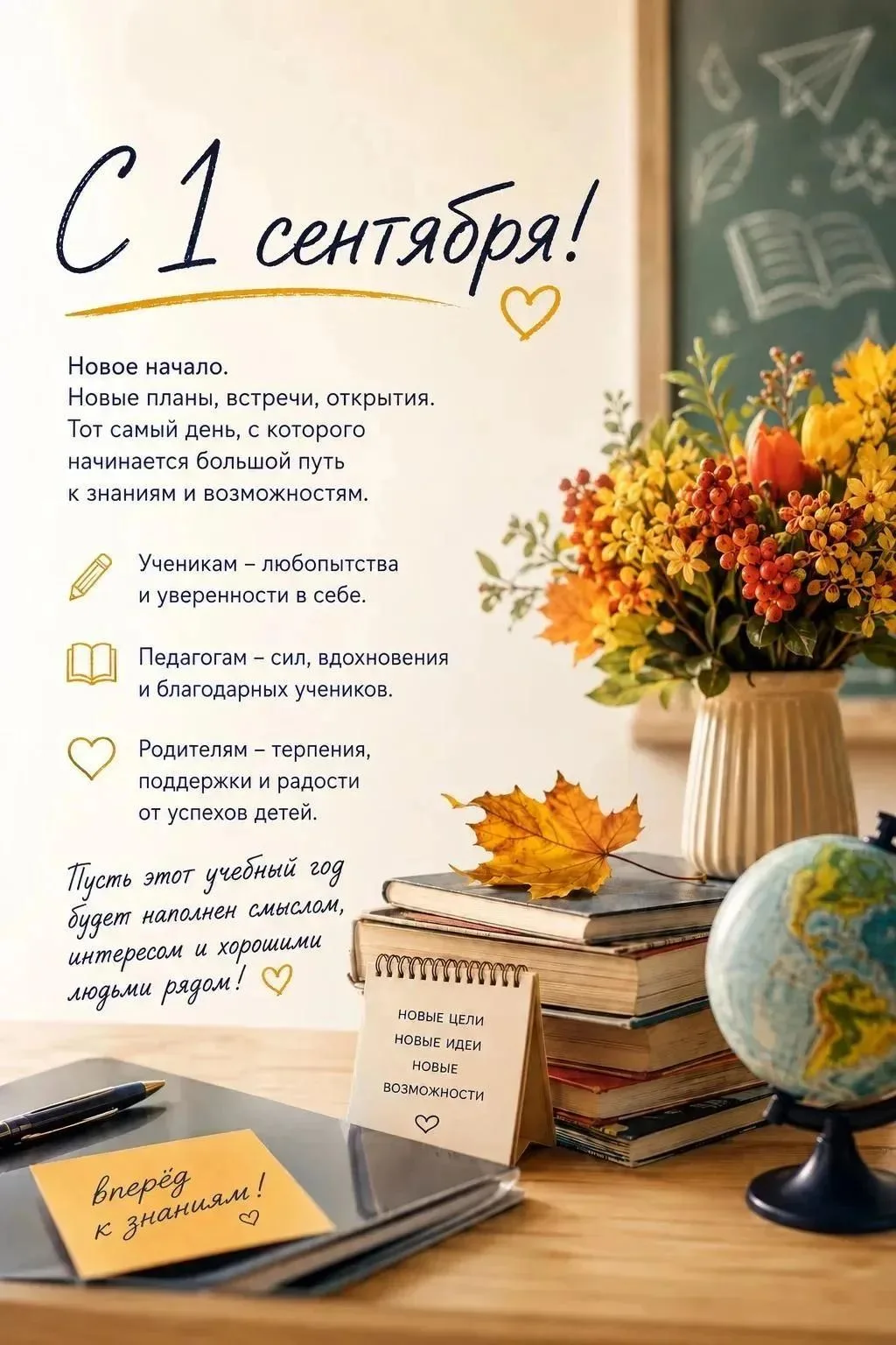С Днем знаний и началом цифровой перезагрузки! 🍁🎉