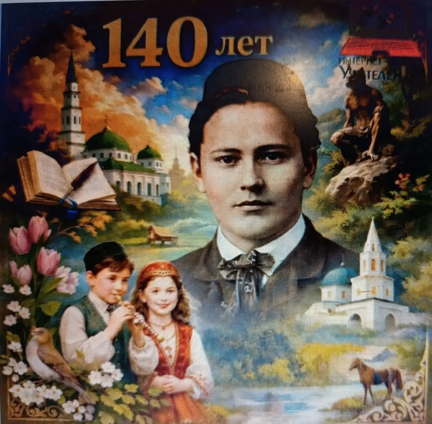 В нашей школе прошёл классный час, посвященный 140-летию со дня рождения великого поэта Габдуллы Тук