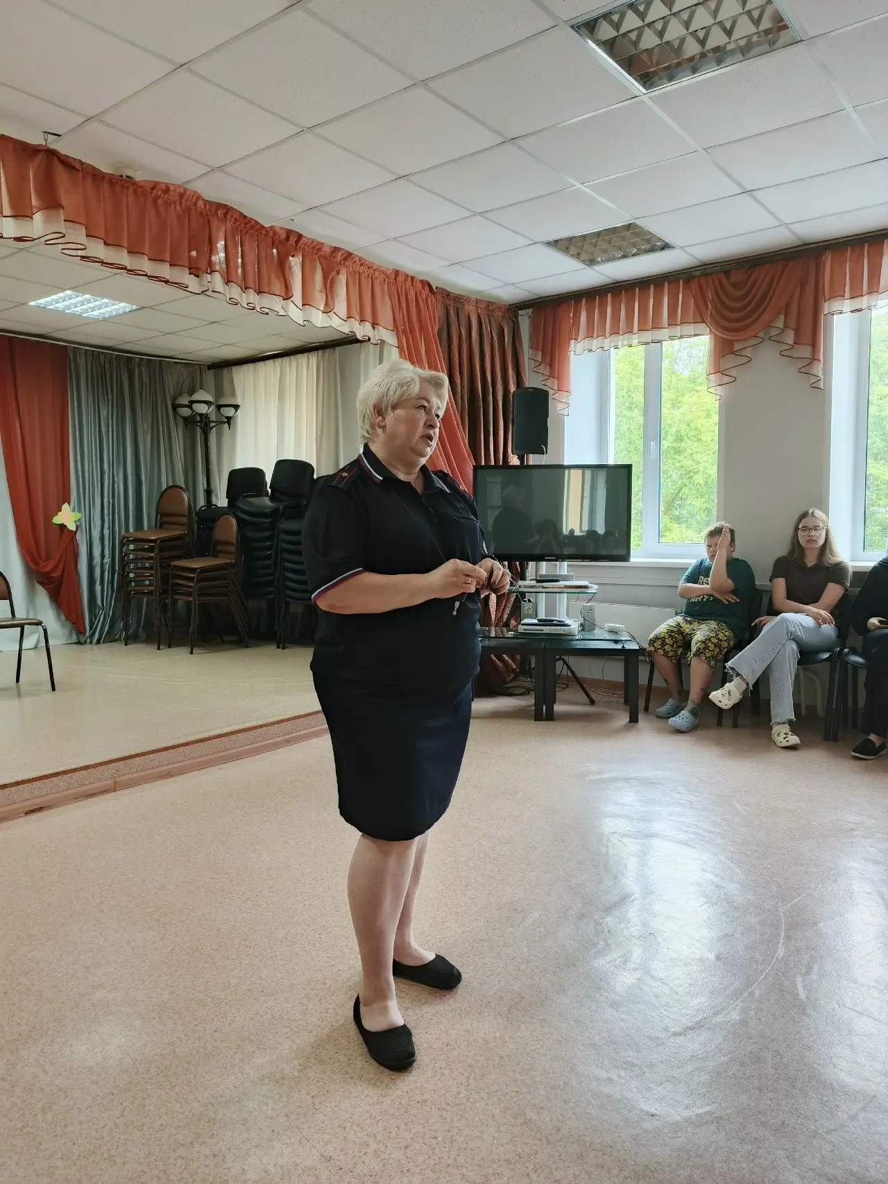 В нашем лагере прошла беседа с начальником отдела по делам несовершеннолетних Китаевой Натальей Алек