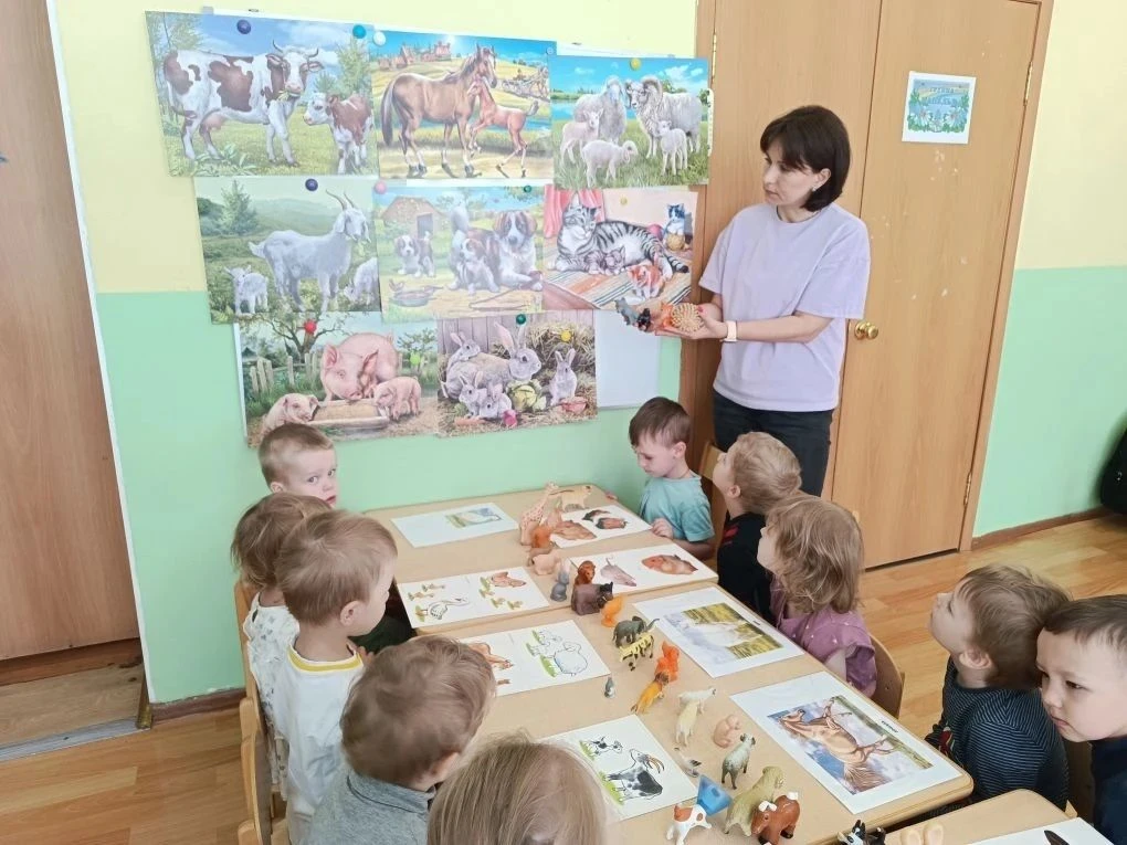 В группе раннего возраста  прошло мероприятие «В мире животных». Воспитатель Мажорова Т. А. рассказа