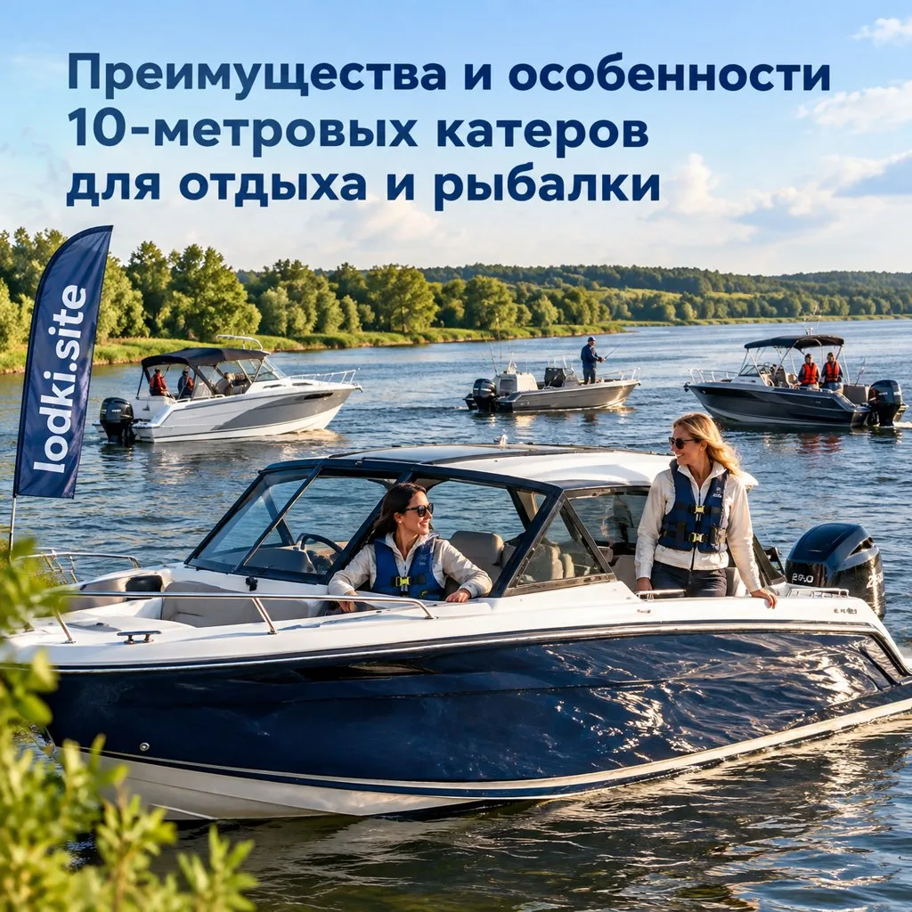 Преимущества и особенности 10-метровых катеров для отдыха и рыбалки