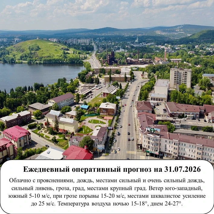 На основании ежедневного оперативного прогноза от ГКУ «ТЦМ»
#НижнийТагил
 #ЕДДС
 #Погода