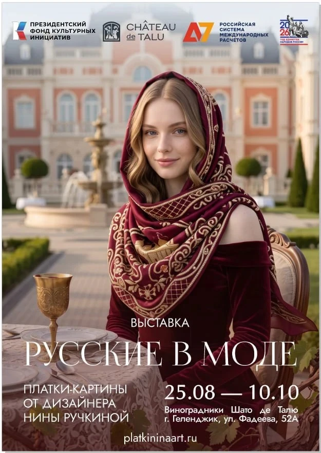 «Русские в моде» в Геленджике: выставка в «Шато де Талю»