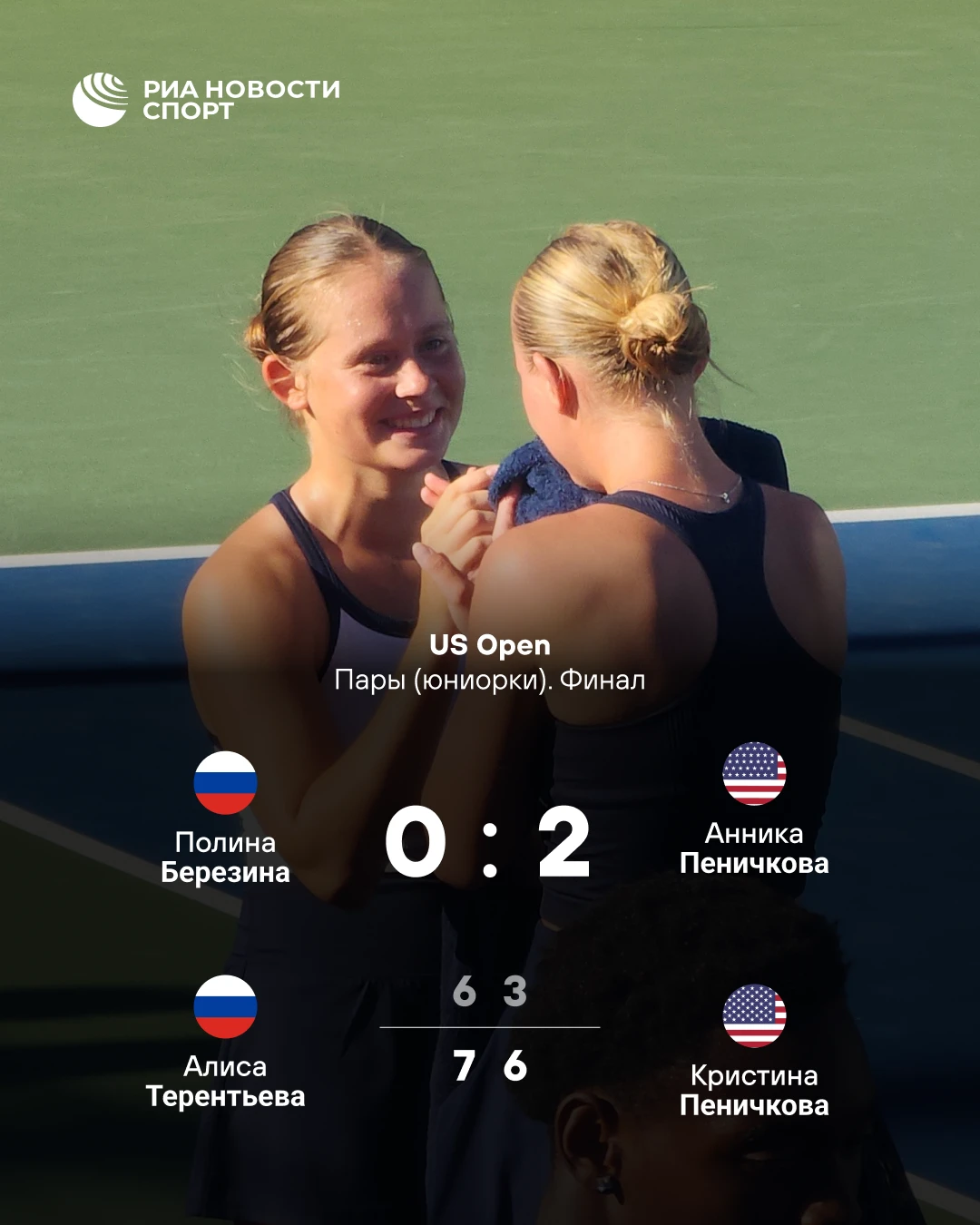 🎾😓 Российские теннисистки проиграли в финале юниорского US Open