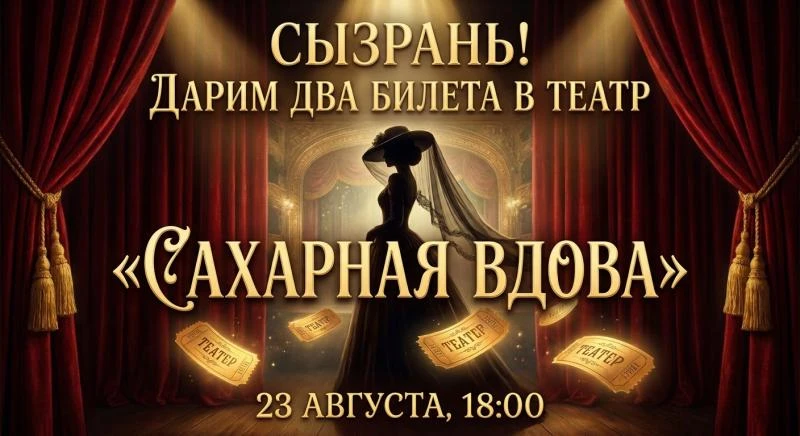 Сызрань! Дарим два билета в театр!
