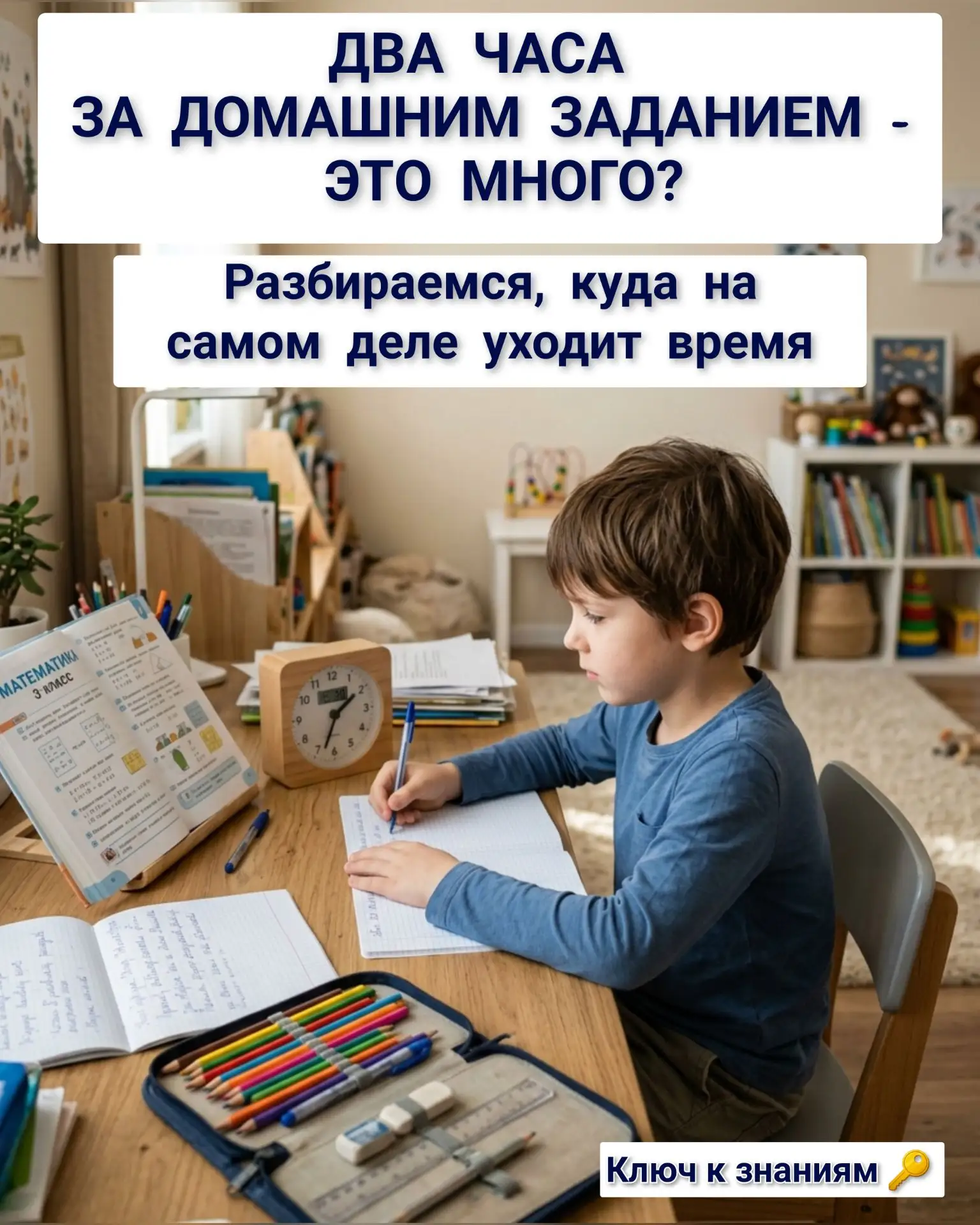 📚 ДВА ЧАСА ЗА ДОМАШНИМ ЗАДАНИЕМ — ЭТО МНОГО?