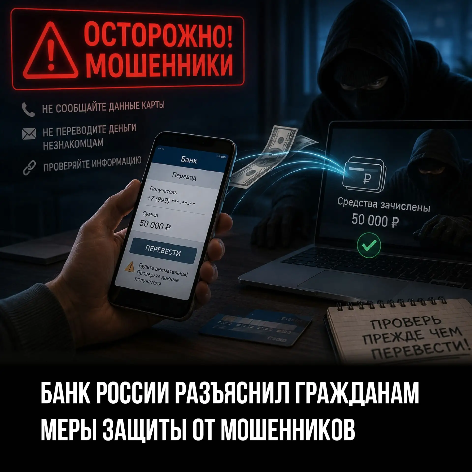 ️Банк России обращает внимание жителей Чеченской Республики на новую мошенническую схем...