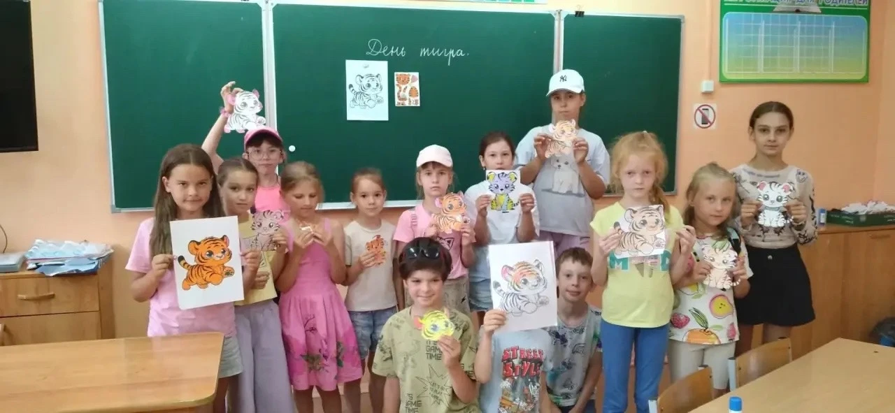 День тигра в нашем лагере! 🐯✨

Сегодня наши воспитанники беседовали о важности сохранения амурского