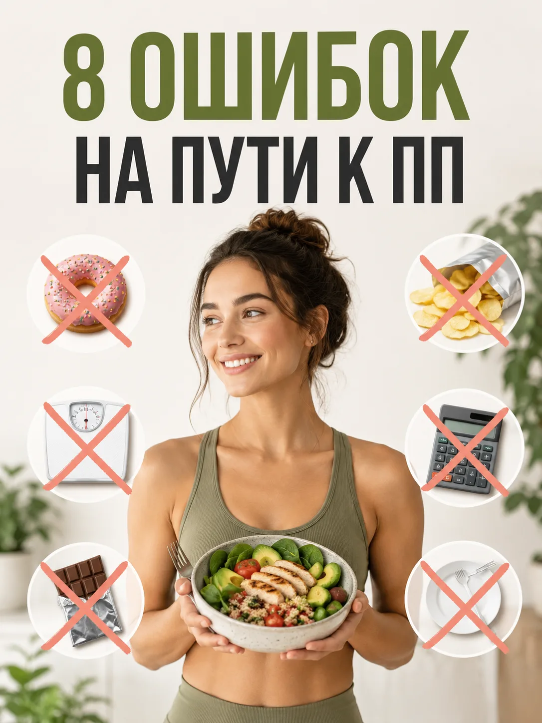 ПП без стресса: 8 ошибок, которые мешают перейти на правильное питание