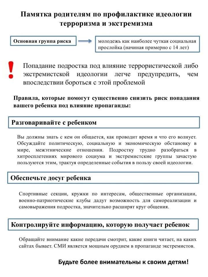 Уважаемые родители!