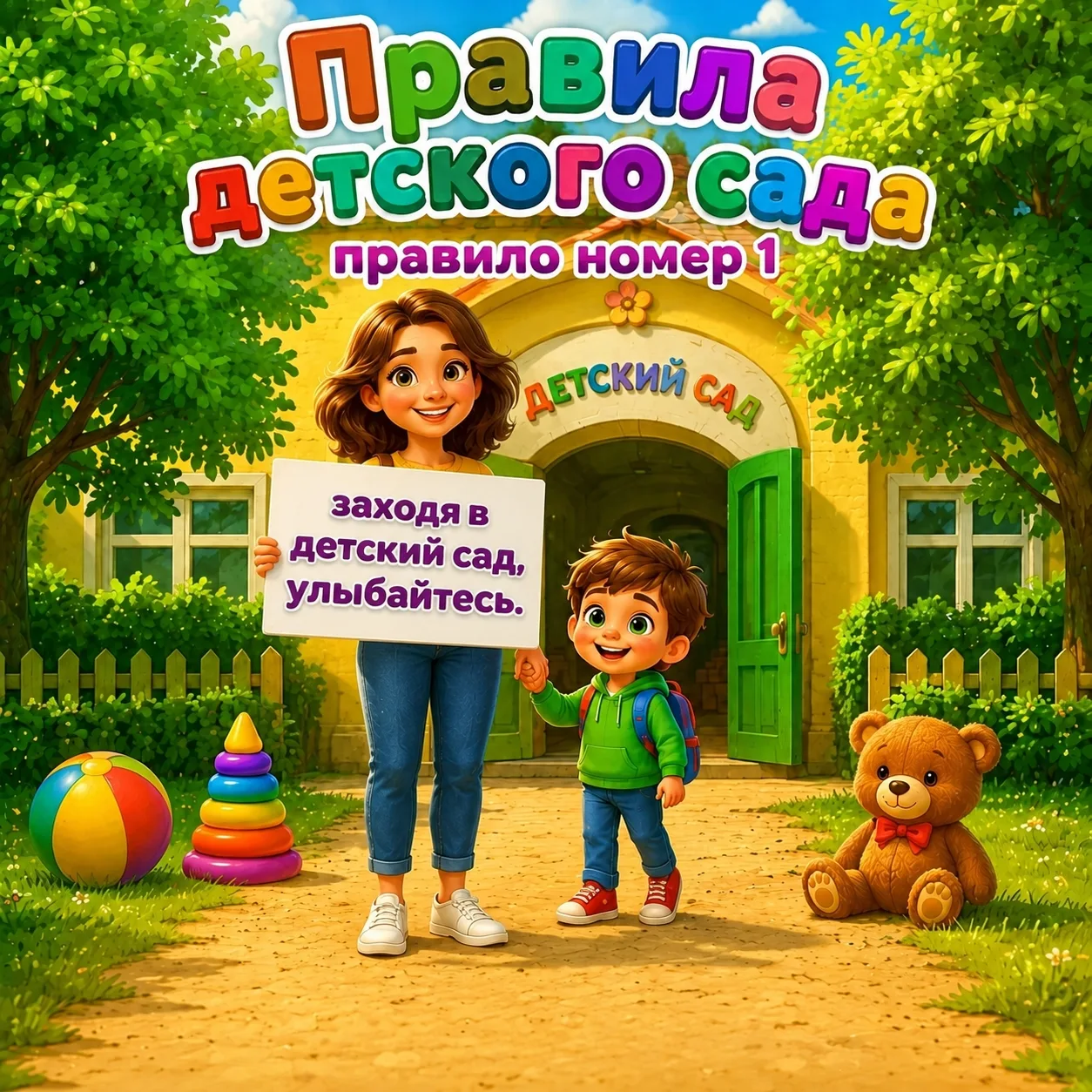#ПравилаДетскогоСада
#МБДОУ21Ивушка
#Образование_Новороссийск
#ГодДошкольногоОбразования
#125ЛетДошк