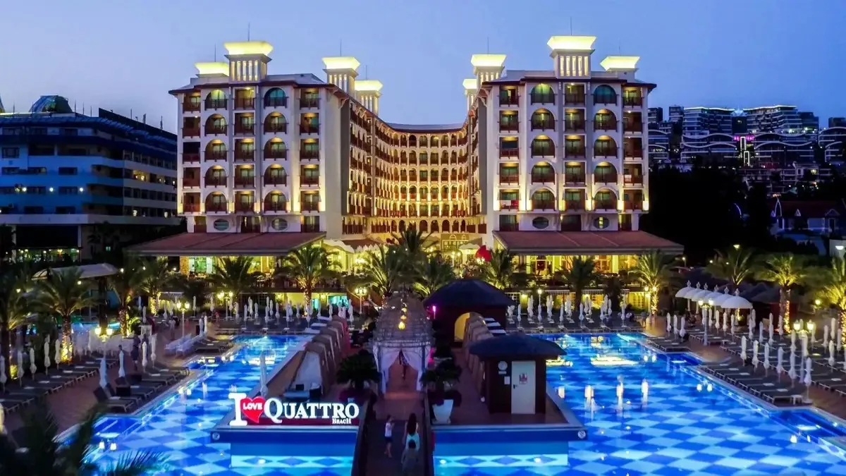✨Турецкий красавчик  - 💕Quattro Beach Resort & Spa 5*  💕 на 2 взр + 1 ребенок на 9 полных дней за 