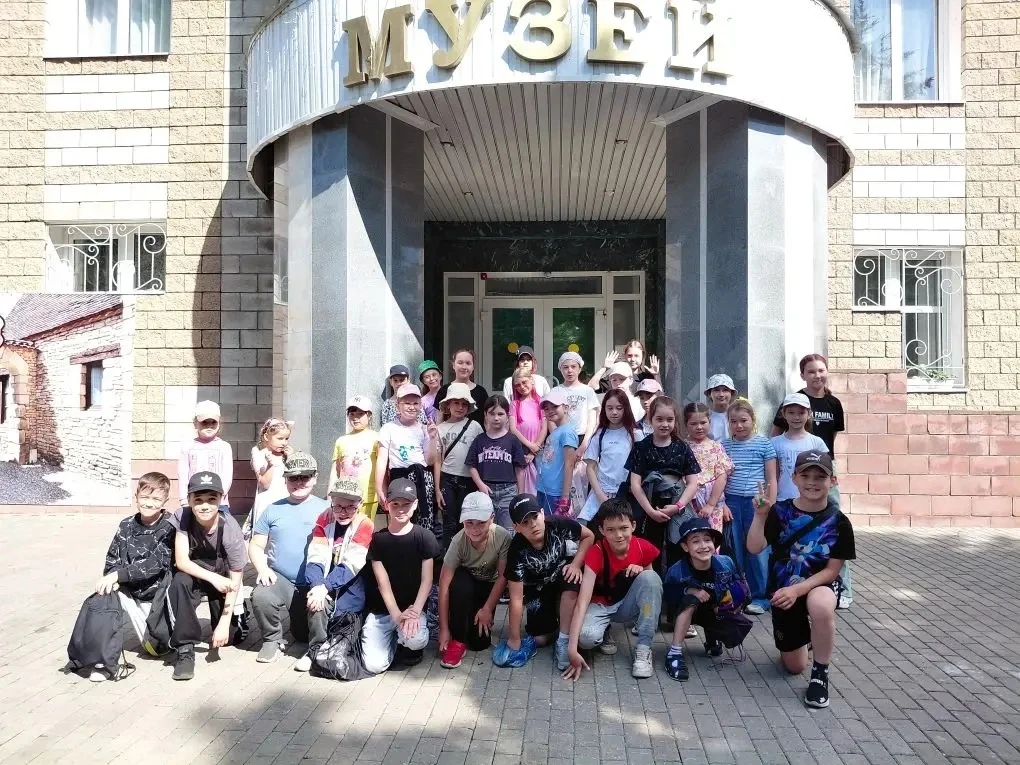 Сегодня ребята из лагеря дневного пребывания "Город детства" посетили Историко - краеведческий музей