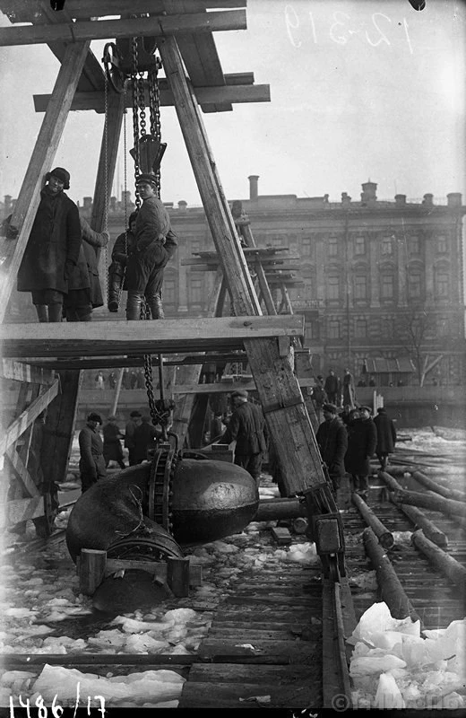 1927.Водопроводные работы. Нева.