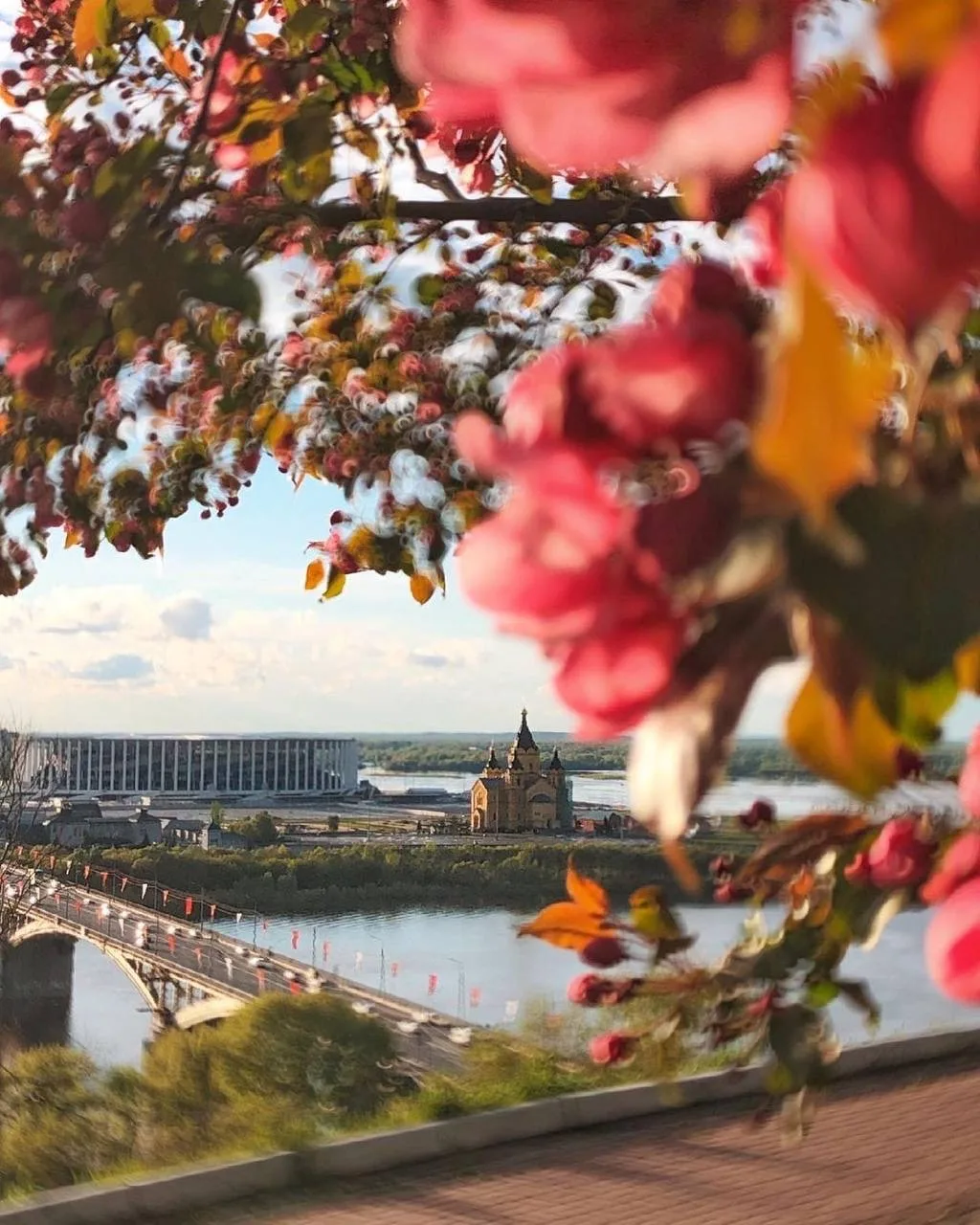 😍 Город сейчас особенно красивый — уже зацвели деревья, и если хочется устроить себе прогулку с весе