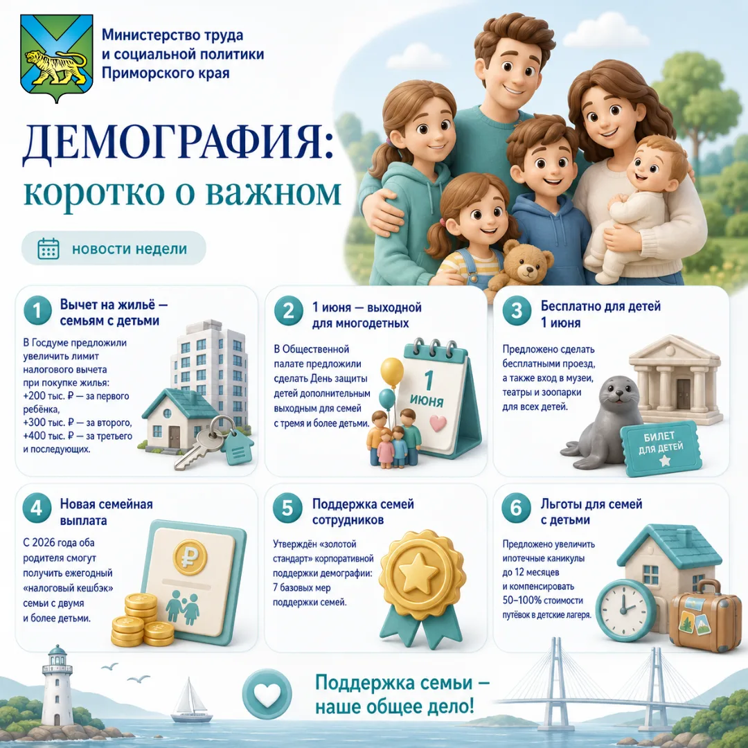 👨‍👩‍👧‍👦 Демография: коротко о важном