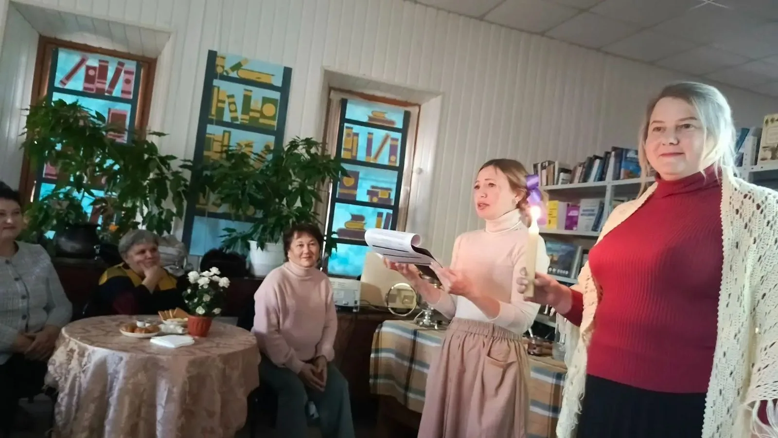 🎉В Центральной библиотеке прошёл литературно-музыкальный квартирник «Главное, ребята, ...