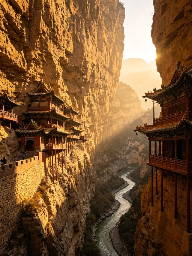 🏯 Висячий храм