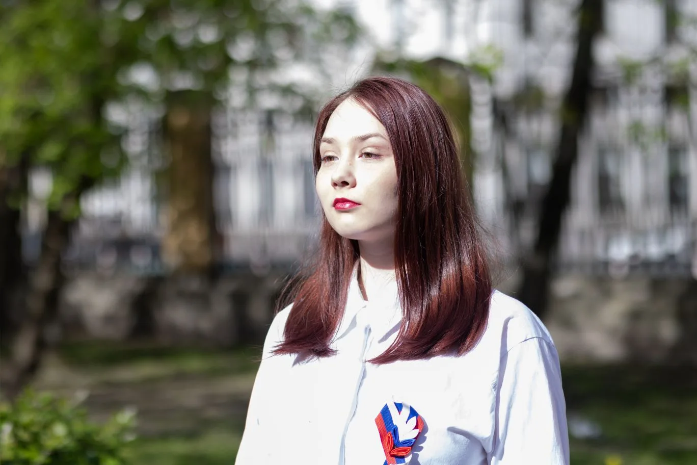 🇷🇺 12 мая студентка 2 курса факультета химии Софья Овчаренко приняла участие в торжес...
