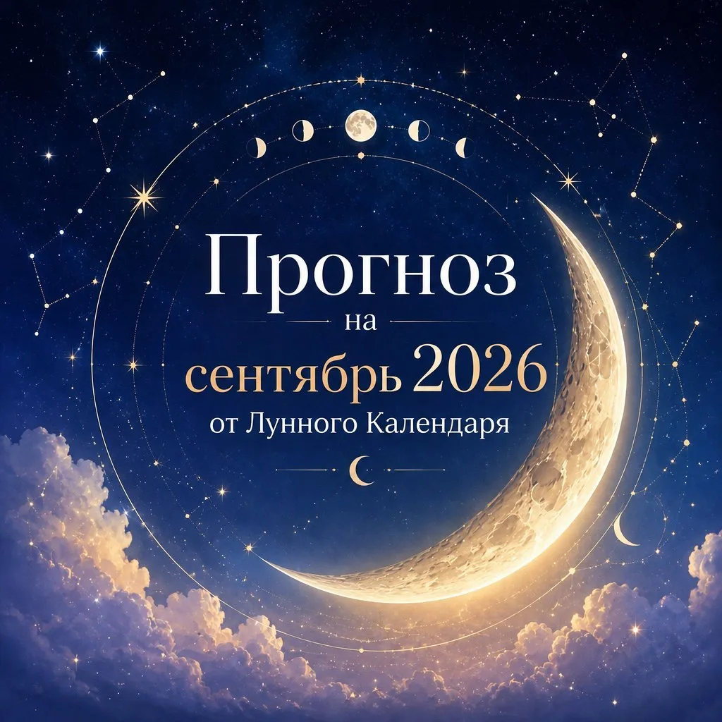 ПРОГНОЗ НА СЕНТЯБРЬ 2026 ДЛЯ ЗНАКОВ ЗОДИАКА ОТ ЛУННОГО КАЛЕНДАРЯ