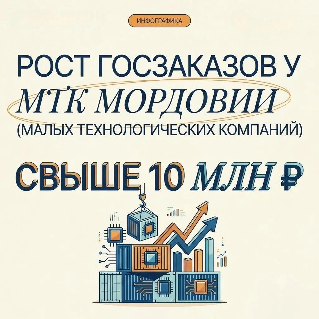 📌 Свыше 10 млн рублей: малые технологические компании Мордовии наращивают поставки по госзаказам

З