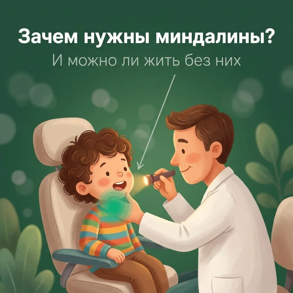 🦠 Зачем нужны миндалины и можно ли жить без них?