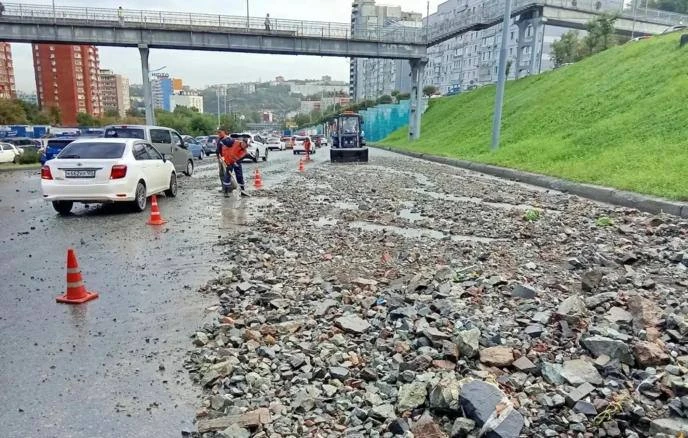 Владивосток подвергается подтоплению