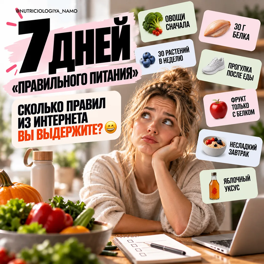 7 ДНЕЙ «ПРАВИЛЬНОГО ПИТАНИЯ»: ПРОВЕРЯЕМ СОВЕТЫ ИЗ ИНТЕРНЕТА 👀