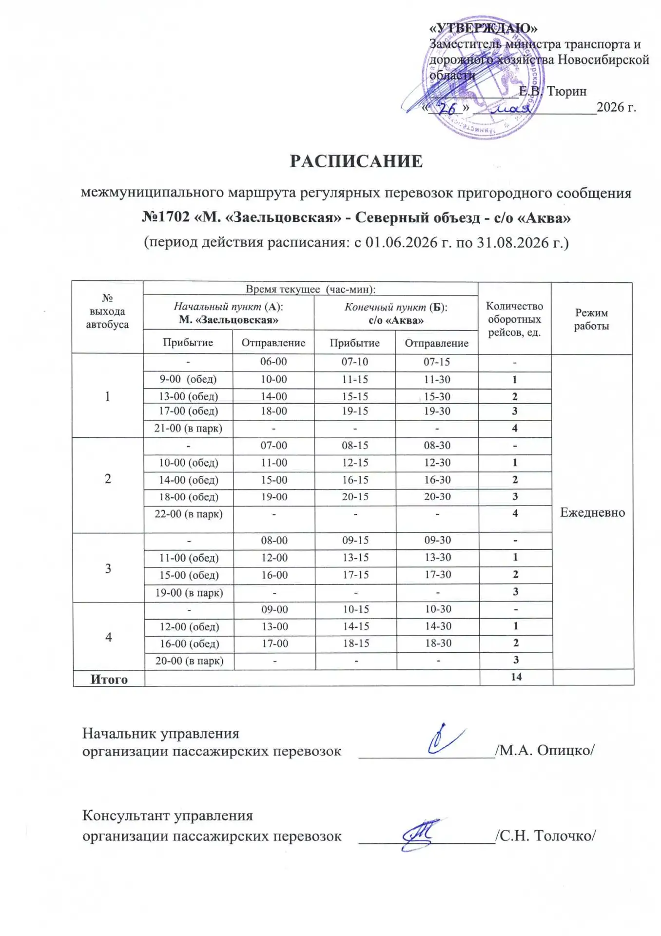 🚌 Расписание пригородных автобусных маршрутов 1702 и 1703.
Источник - МинТранс НСО - https://mintra