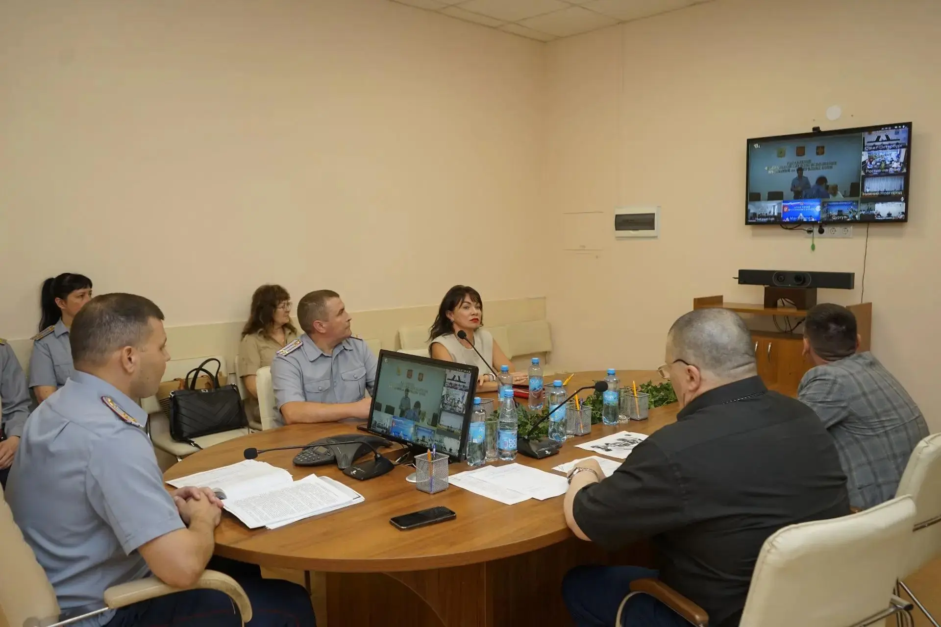 Воронежское Управление ФСИН приняло участие во Всероссийском совещании с представителями общественны