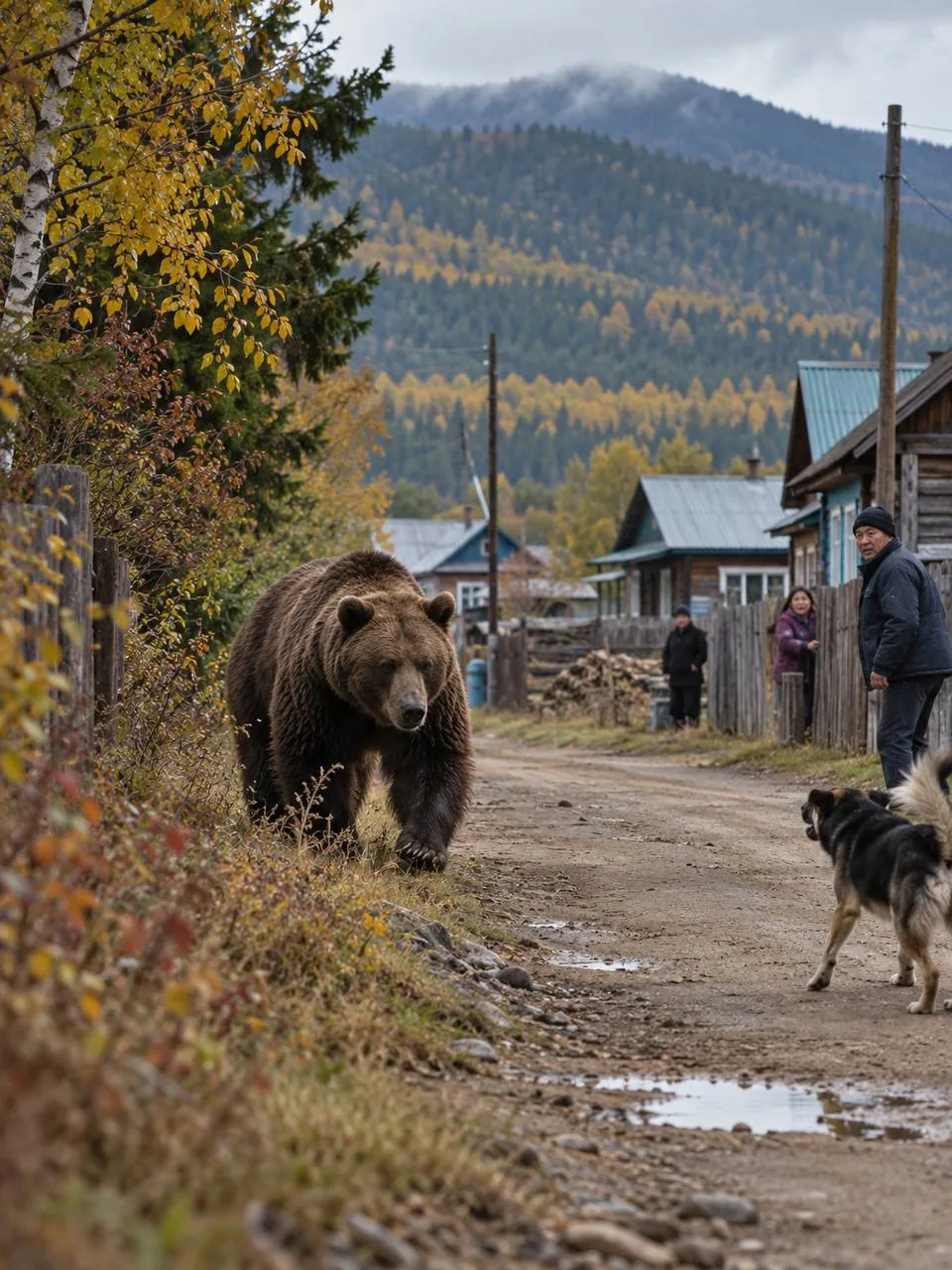 🐻Не только Бурятия: медведи массово идут к людям уже и в соседней Монголии
