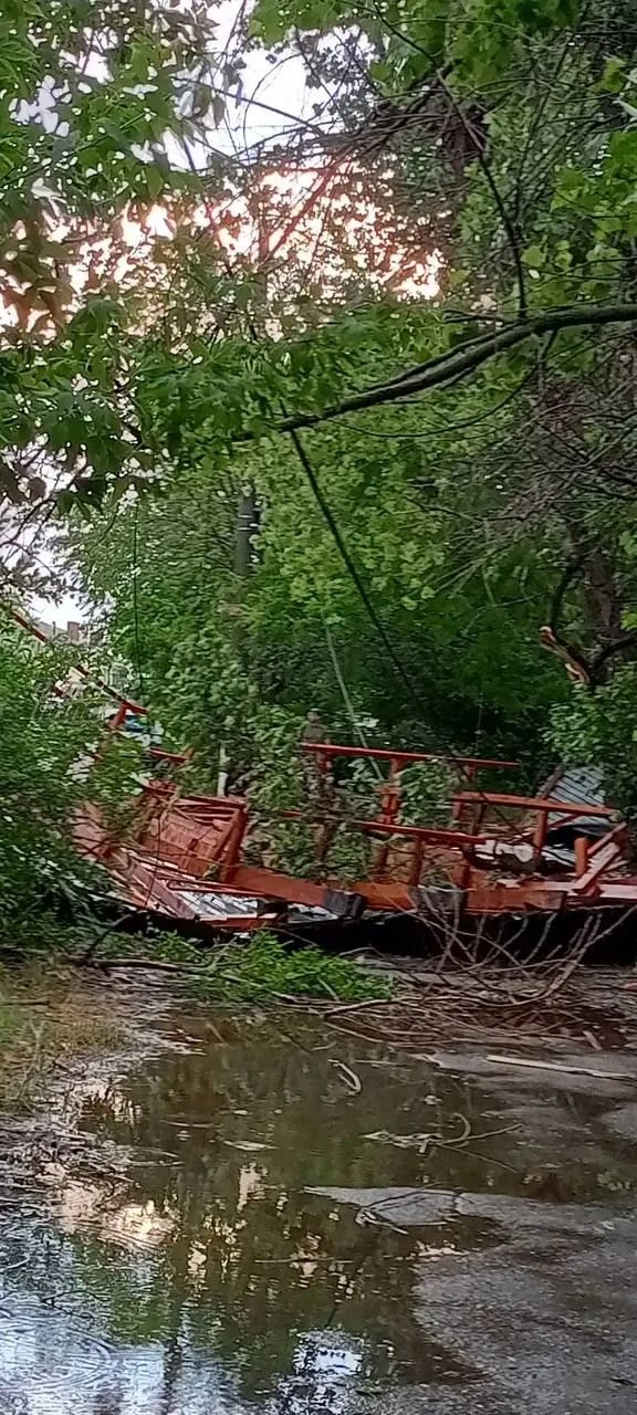 🌧 Последствия непогоды видны далеко за пределами Ростова