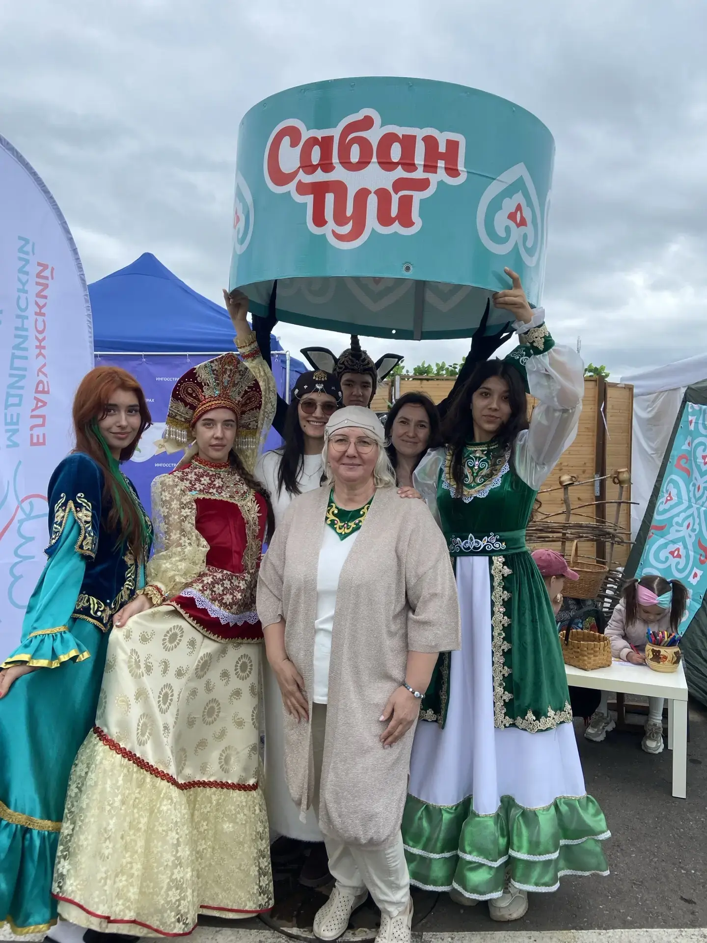 🌾 Самая большая тюбетейка Сабантуя