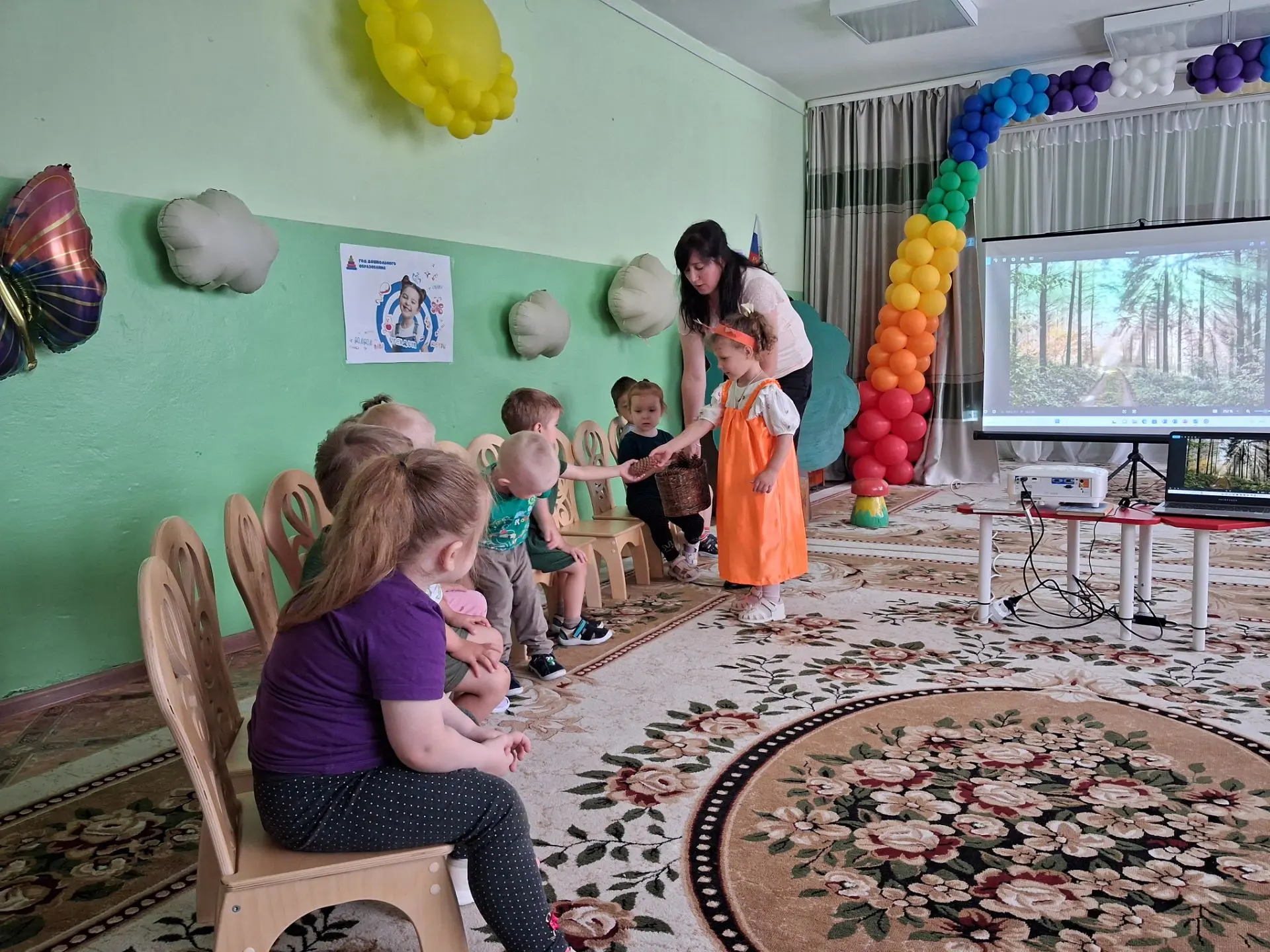 В первой разновозрастной группе детского сада состоялось яркое развлечение на тему «Дикие животные»!