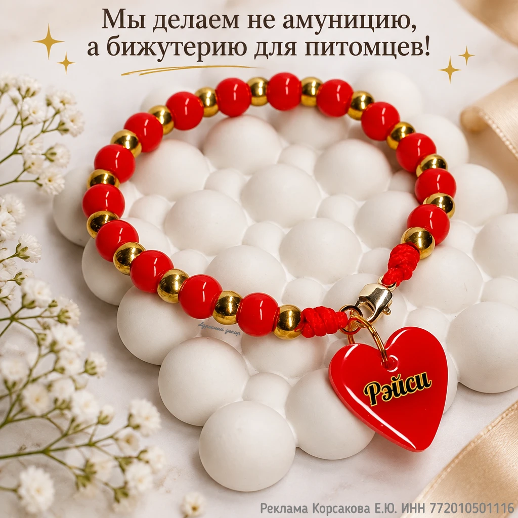 🐾 Мы делаем не амуницию, а украшения для питомцев!