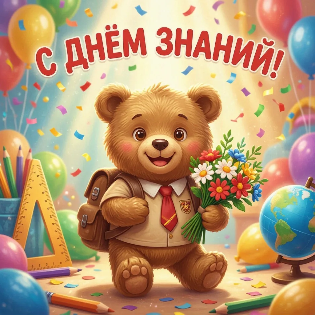 🎉 С Днём знаний, дорогие друзья! 🎉