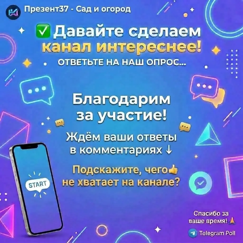 👋 Давайте сделаем наш канал ещё полезнее и интереснее. Жду ваше мнение в комментариях!