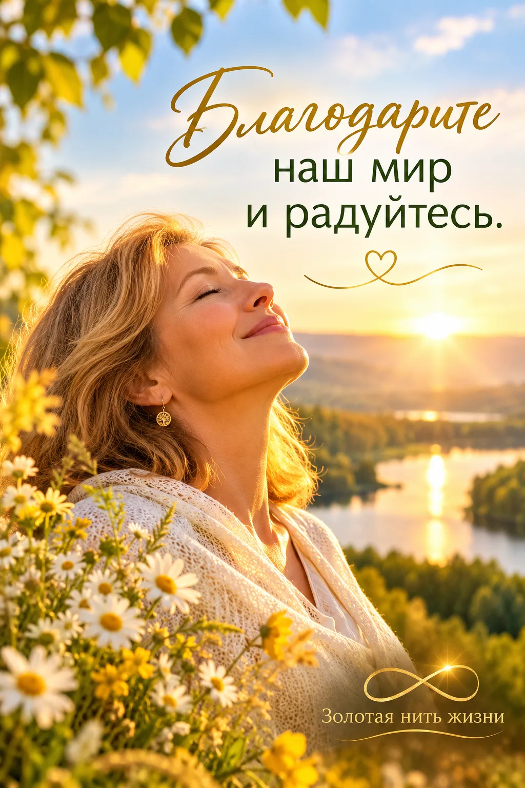 Благодарите наш мир и радуйтесь — даже тогда, когда, казалось бы, для радости нет никак...