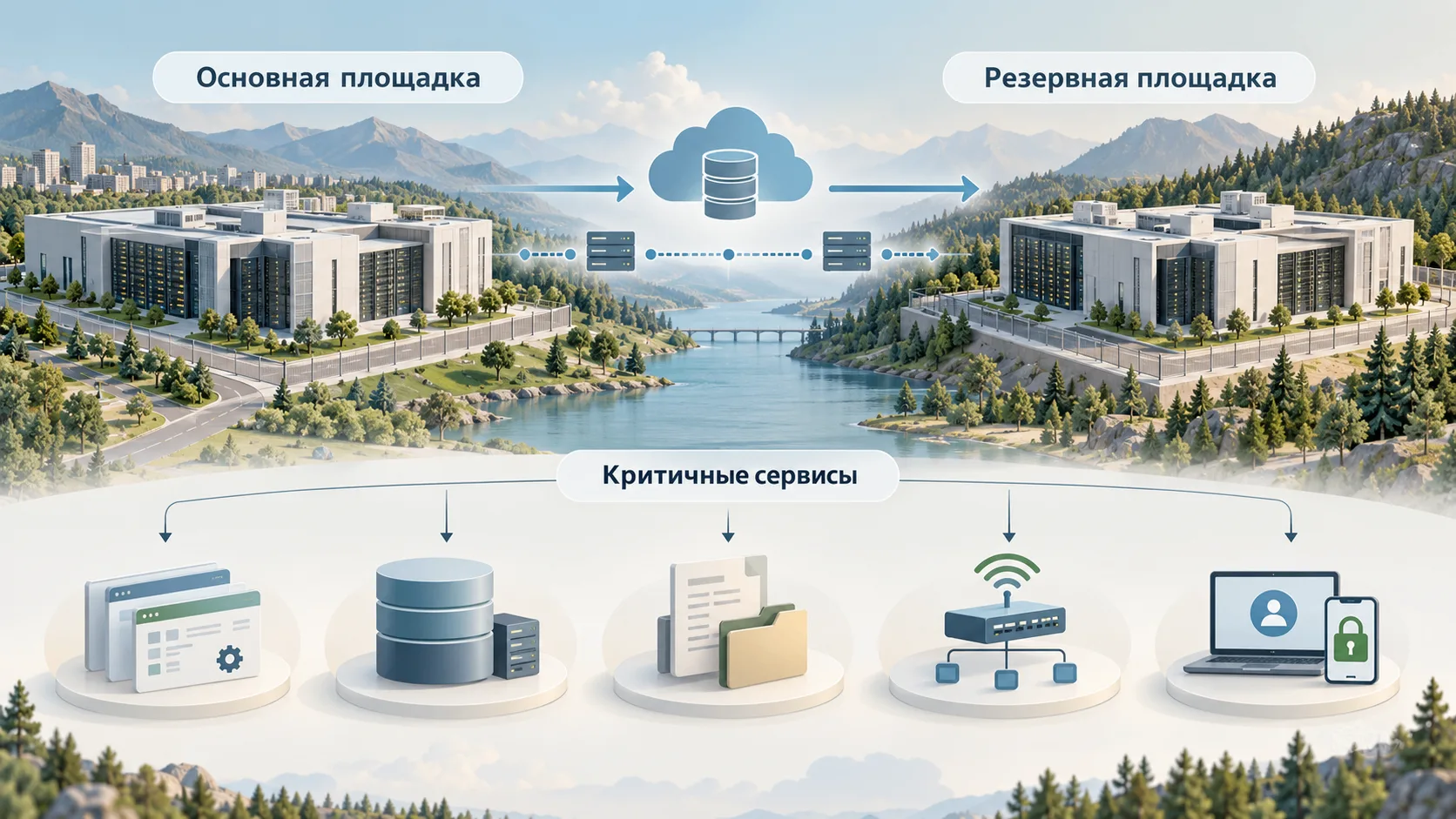 Что будет, если основная площадка станет недоступна?