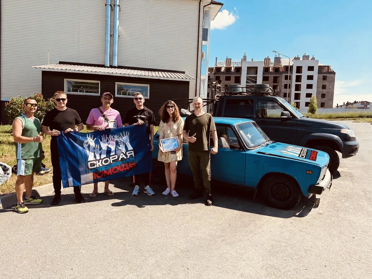 Передали усиленной тактической группе «Кузбасс» войск национальной гвардии легковой автомобиль для в