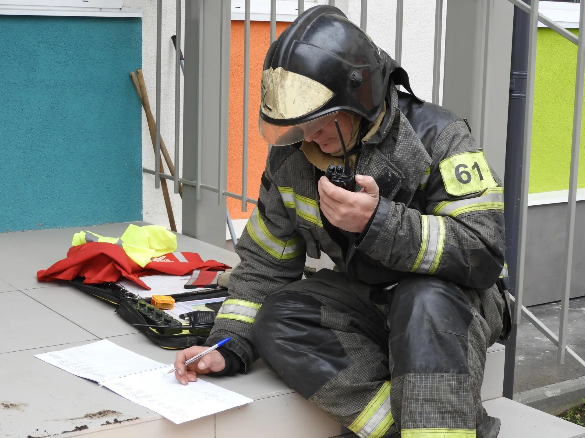 ⛔️ Условный пожар в высотке потушен: огнеборцы отработали действия в "небоскребе" 👇  📍 В округе #Сер