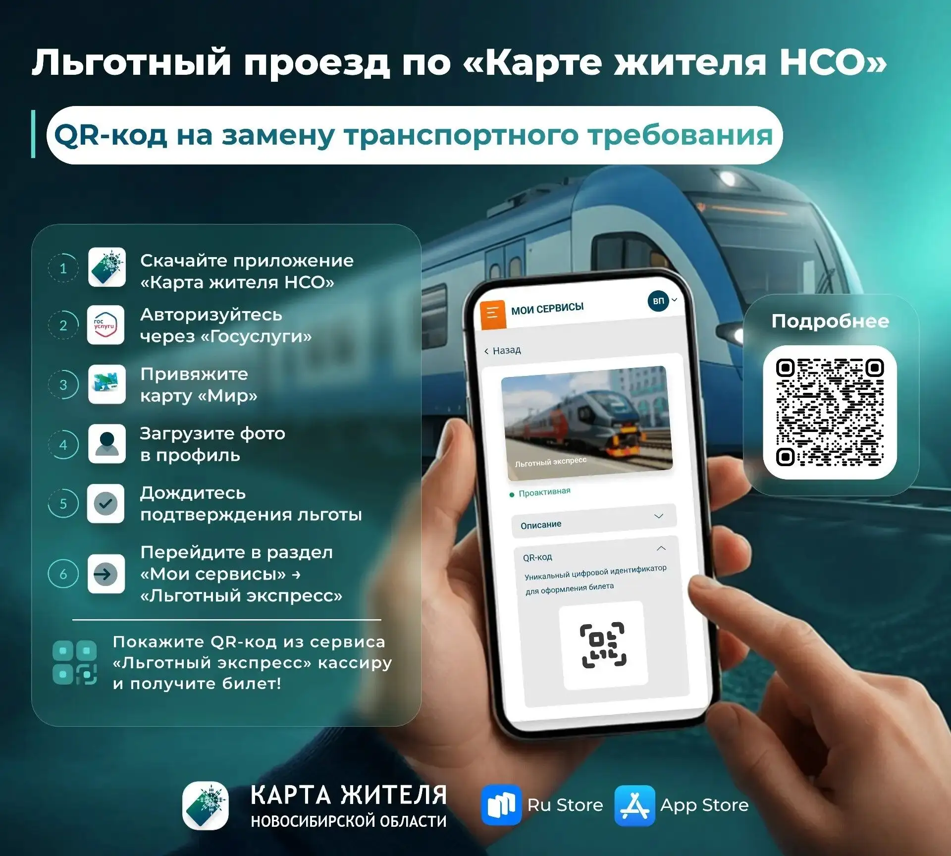 Бесплатный проезд в электричках по «Карте жителя Новосибирской области»: новый удобный ...