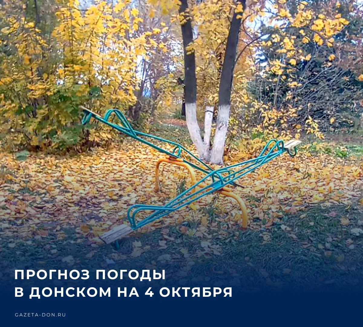 🌤️ В Донском 4 октября ожидается переменная облачность. Ночью преимущественно без осад...