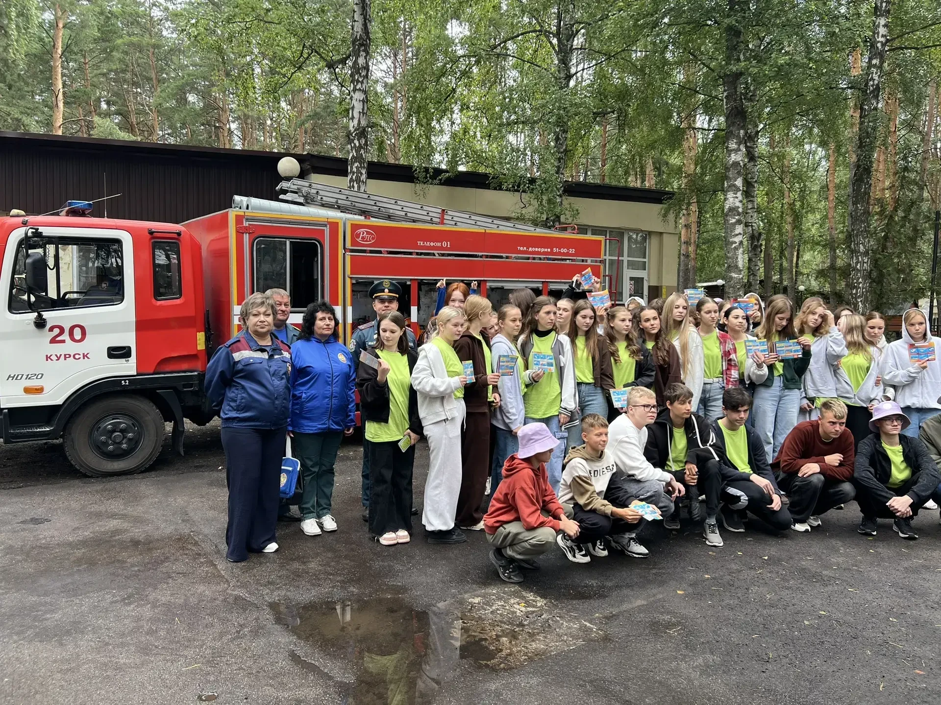 В ДОЛ «им. В.Терешковой" проведено комплексное занятие по пожарной безопасности
 
29.07.2026 года в 