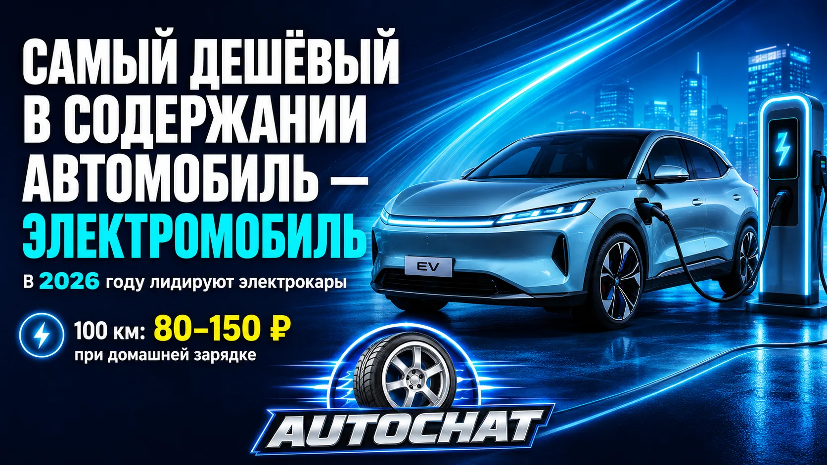 Электромобиль назвали самым дешёвым в содержании автомобилем в 2026 году