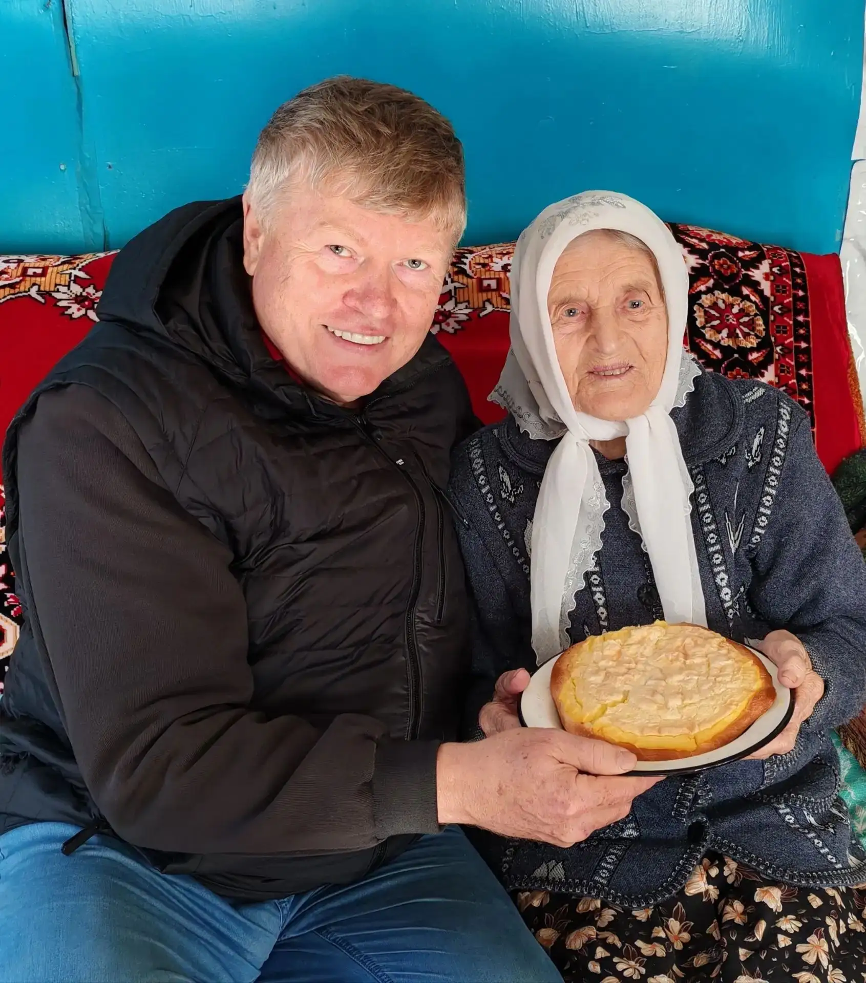 Пелагея Михайловна Кириллова, живущая в Дубëнках - участница строительства Сурского руб...